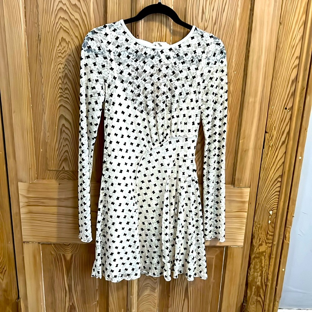 NWOT free people lace mini dress